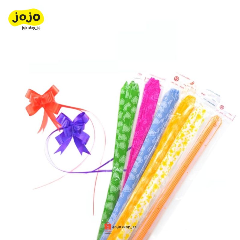 

Pull Flower Ribbon Pita Tarik Serut Motif Ukuran 18cm Flower Ribbon