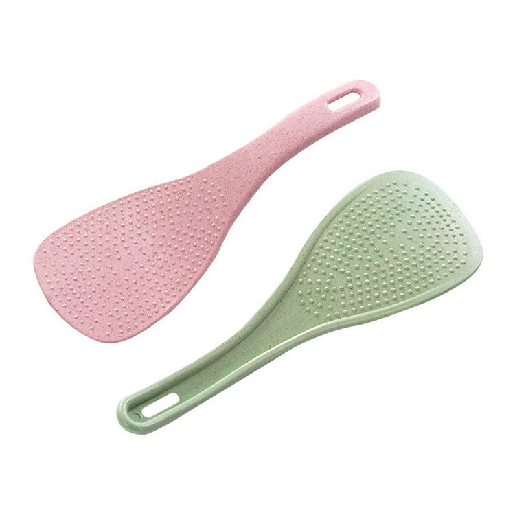 Environmental Wheat Straw  Rice Paddle Scoop / Kitchen  Non-stick Ladle Table Rice Scoop / Kitchen Serving Accessories