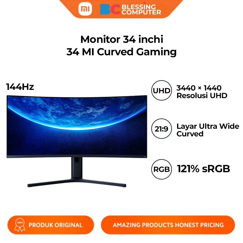 Monitor 34 inchi XIAOMI 34 MI Curved Gaming