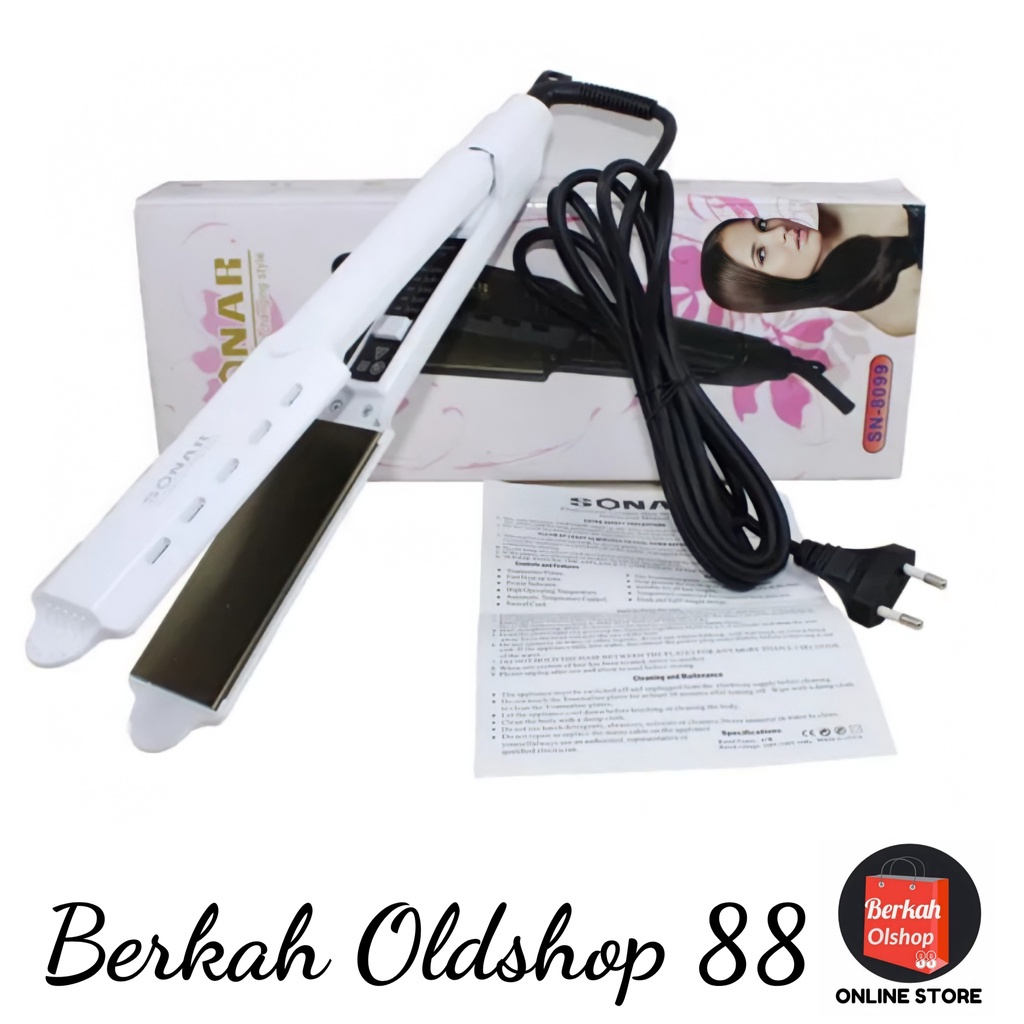 TERLARIS !!! Catokan Lurus Dan Gerigi Sonar SN 8098 , Catokan Genteng , Catokan Salon, catok curly