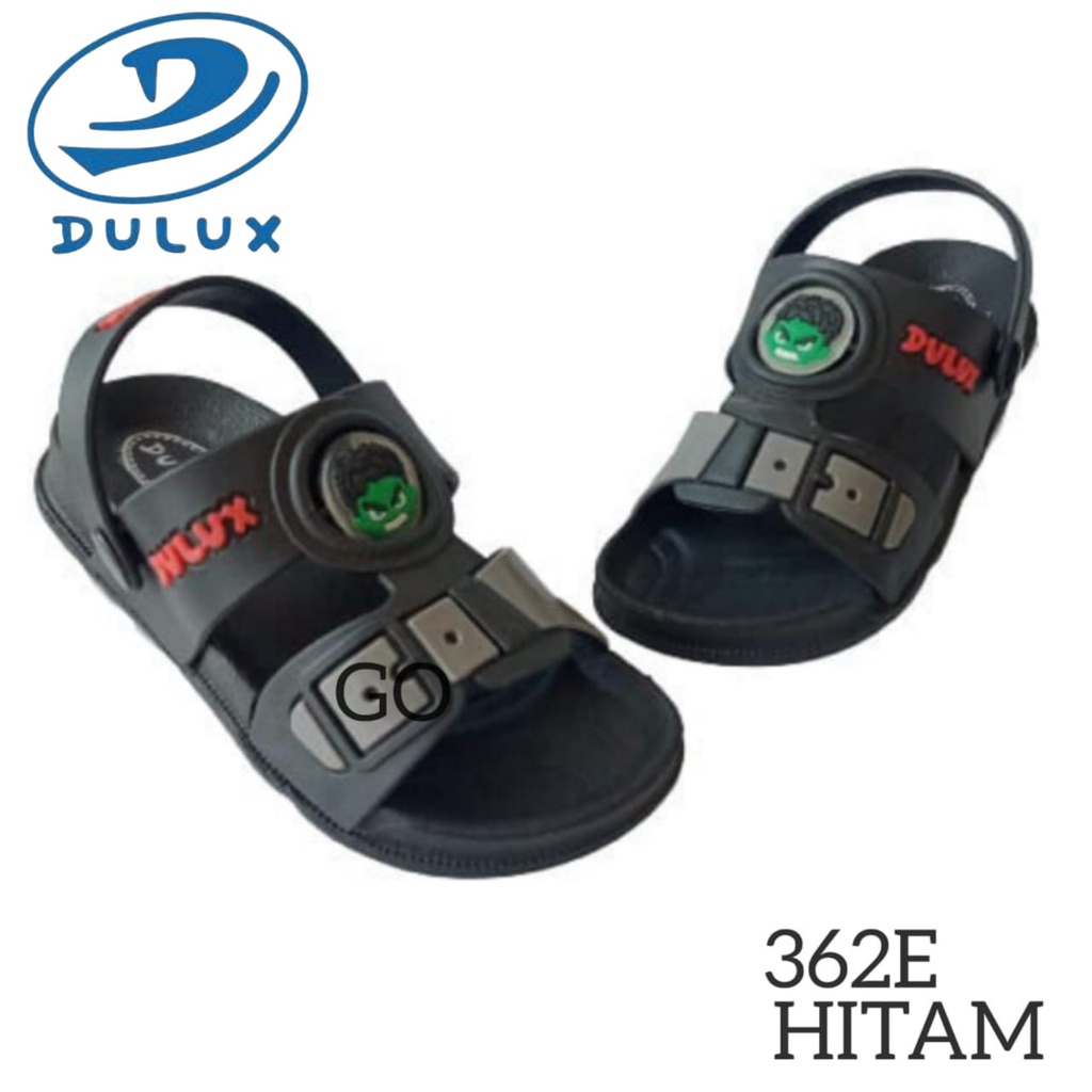 gof DULUX 362E HULK Sandal Selop Anak Laki Laki Tali Belakang Karakter