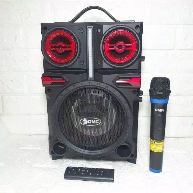 COD SPAEKER BLUETOOTH WIRELESS 6'5 INCH GMC 897Q BUNUS MIC WIRELESS ORIGINAL X-BASS//SPEAKER KARAOKE GMC 897Q X-BASS//SPEAKER SALON AKTIF X-BASS