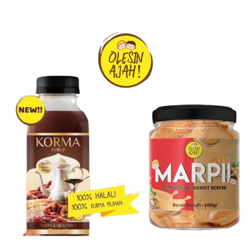 

Sirup Korma Kurma 325ml + Selai Olesinajah Marpii - Homemade