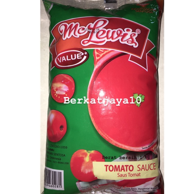 Mc Lewis Value Tomato Sauce Saus Tomat 1 kg