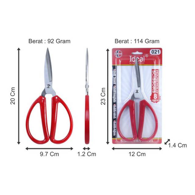 

Gunting kodok IDEAL 021