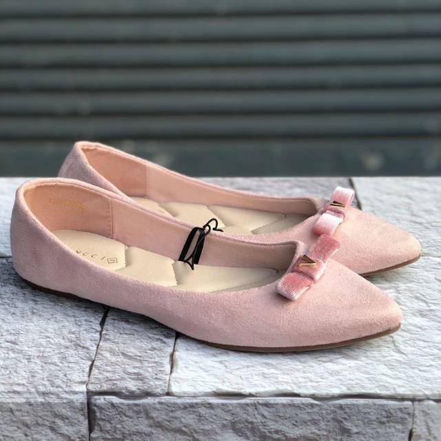 * crazysale* VINCCI ORIGINAL VI20177000 SEPATU PITA FLAT PINK SUEDE CASUAL KERJA MURAH PESTA CAKEP C