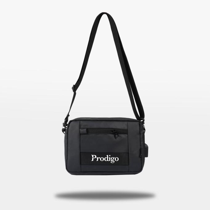 Tas Selempang Travel Sling Bag Pria Prodigo Noken Hitam
