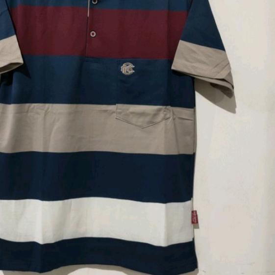 ☁ Promo Kaos Kerah Pria/Kaos Berkerah Salur Pria / kaos kerah salur bapak bapak / kaos kerah salur w