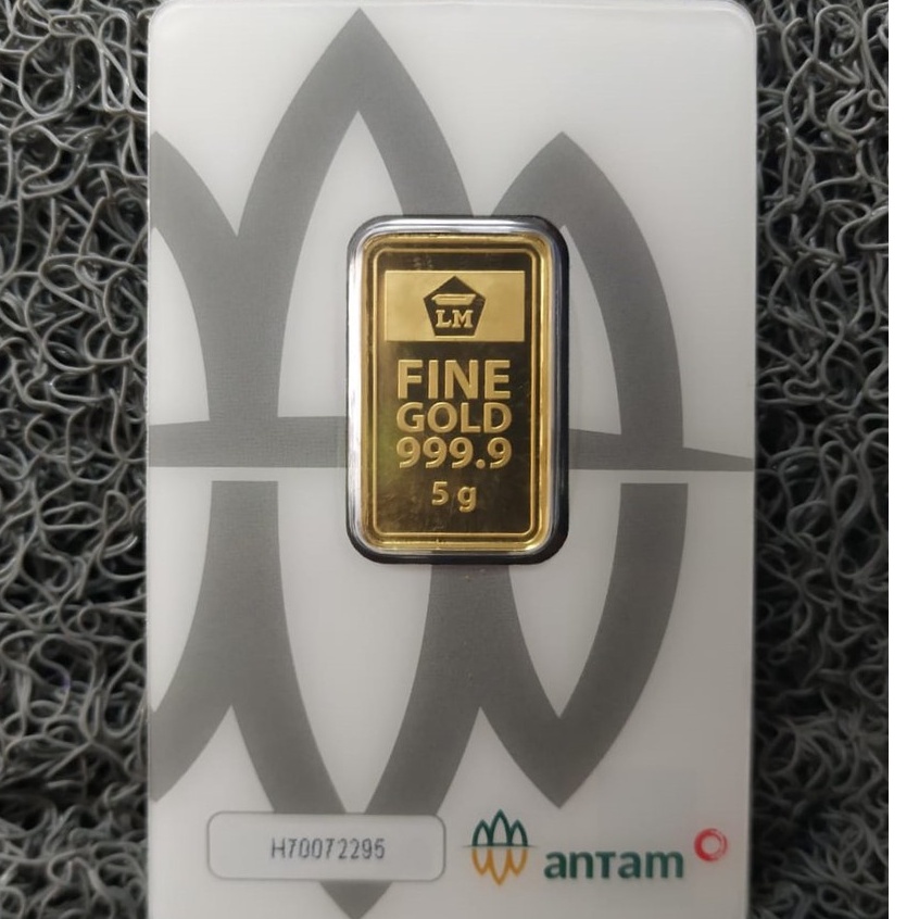 Emas Batangan ANTAM 5 gram Reinvented New Press LM Antam 5 Logam Mulia ANTAM 5gr LM 5gr