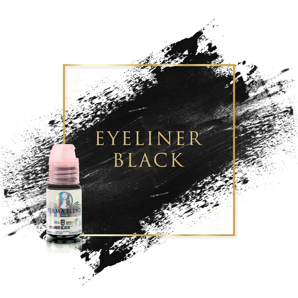 TINTA SULAM EYELINER ORIGINAL PERMABLEND MADE IN USA EYELINER BLACK 15 ML