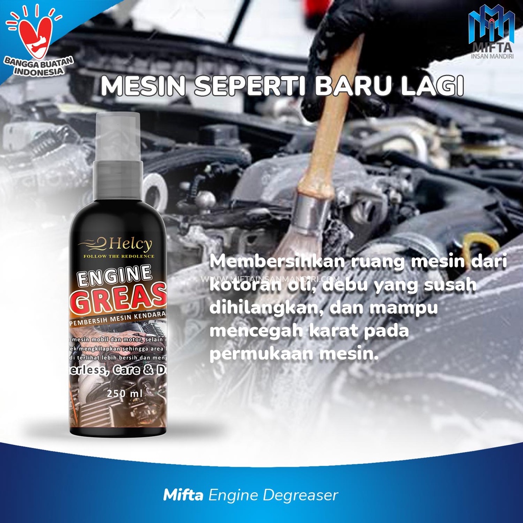 PEMBERSIH MESIN KENDARAAN / HELCY ENGINE DECERASER REFILL 1 LITER