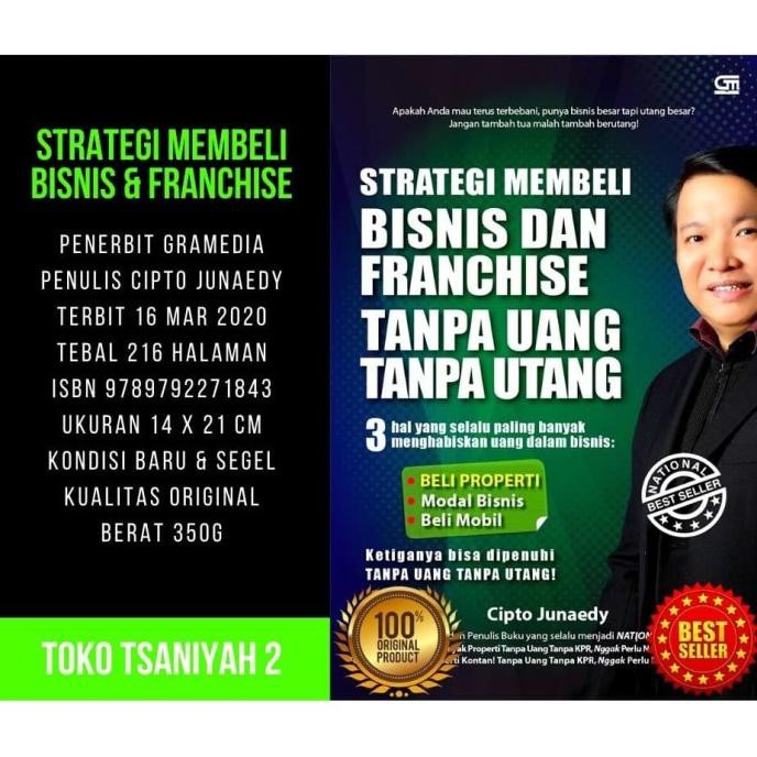 

Buku Bisnis Strategi Membeli Bisnis & Franchise Cipto Junaidi Business