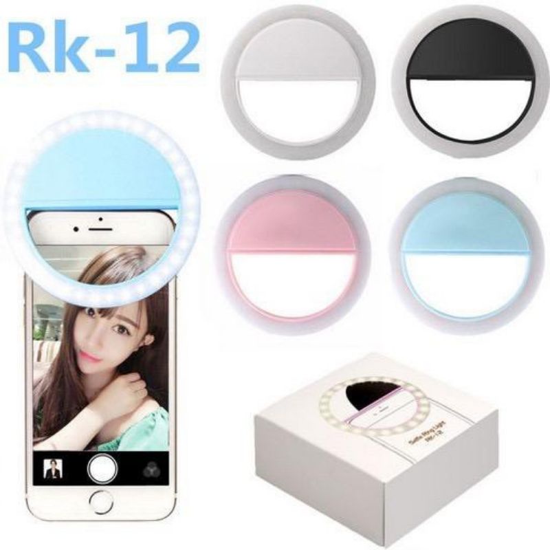 Ring Light Selfie LED / Lampu selfie Bulat untuk kamera camera hp Flash charm eyes Led