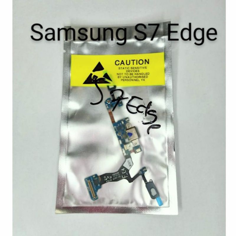 Papan Charger Samsung S7 Edge PCB UI+Mic Connector Charger Board Konektor Cas Flexible Flexibel Carger Original