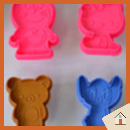 Cetakan Kue Roti Jelly Coklat Puding Dapur Karakter Kartun Lucu Unik