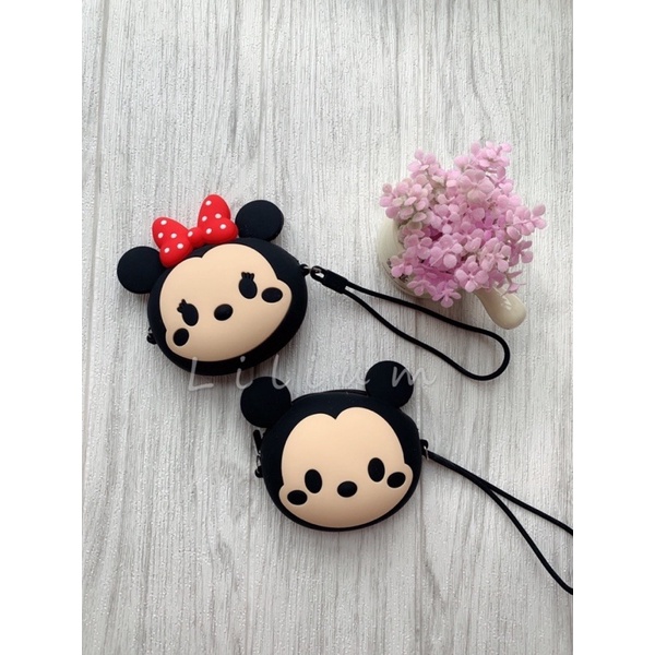 Dompet Mini Kepala silicone Character DM01 Bear Coin Bag