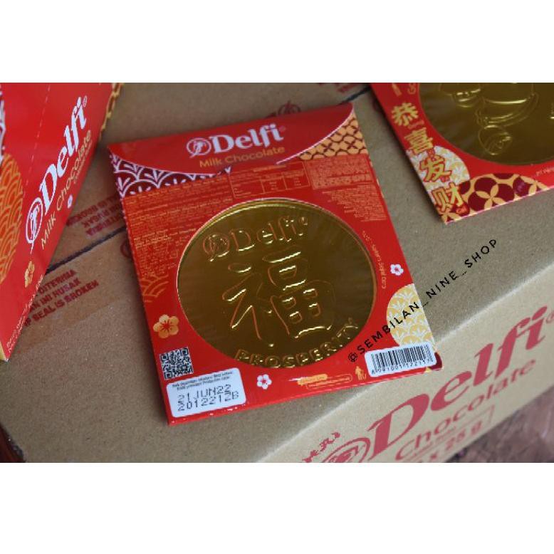 

PROMO HARI INI Delfi Milk Chocolate BIG COIN IMLEK CHINESE NEW YEAR 25 Gram GOLD Koin EMAS