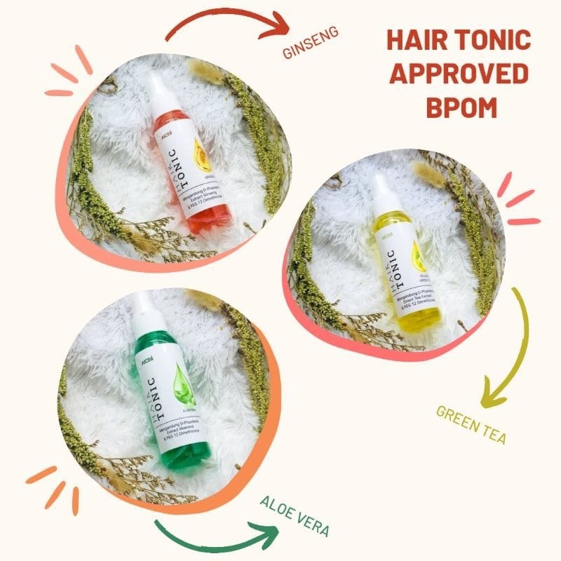 Hair Tonic By ACL BPOM Serum Tonik Vitamin Rambut Spray Ala Salon 60ml 100ml Treatment Anti Rontok Nutrisi Akar Kulit Kepala Aloevera Ginseng-7