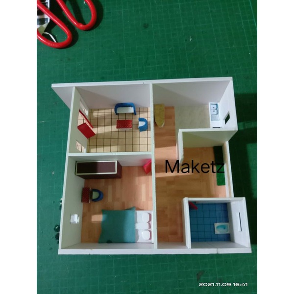 Maket Miniatur Rumah Tugas Sekolah miniatur rumah maket rumah