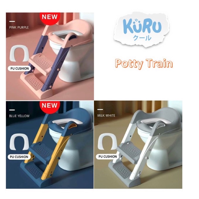 Kuru Baby Potty Training Ladder Step / Tangga Training Toilet Anak