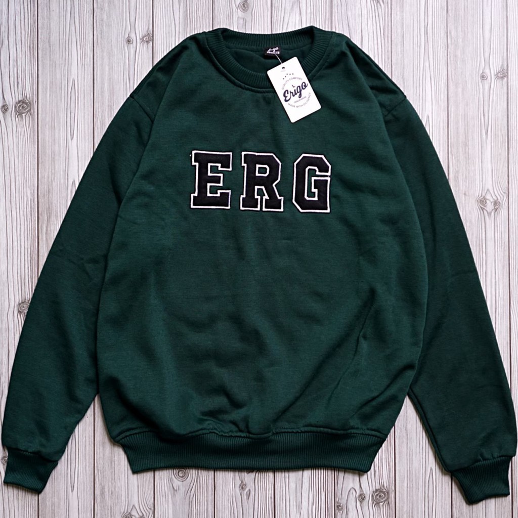 crewneck erigo pria wanita/ sweatshirt erigo/ jaket erigo L,XL /sweater crewnek pria-wanita erg