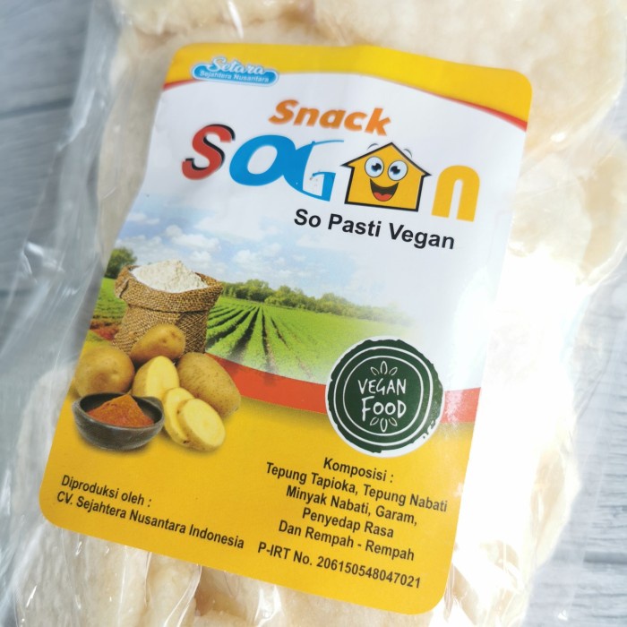 

Q121Sa Sogan Kerupuk Kemplang Snack Vegan Vegetarian D51qs44