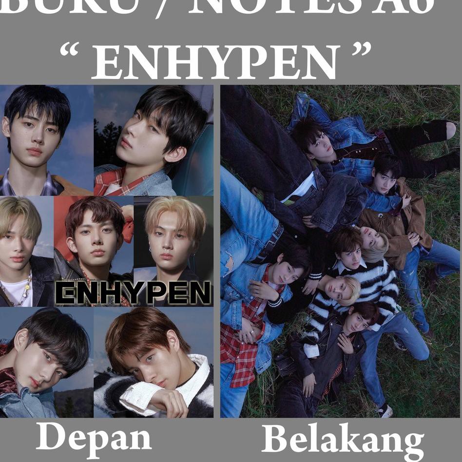 

Buruan Beli HSMME [READY STOCK] Note A6 ENHYPEN Buku Notes Notebook Kpop Murah Z47 Model Baru