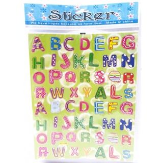 Sticker Stiker  Huruf Alfabet Alphabet Anak Laki  Laki  dan 