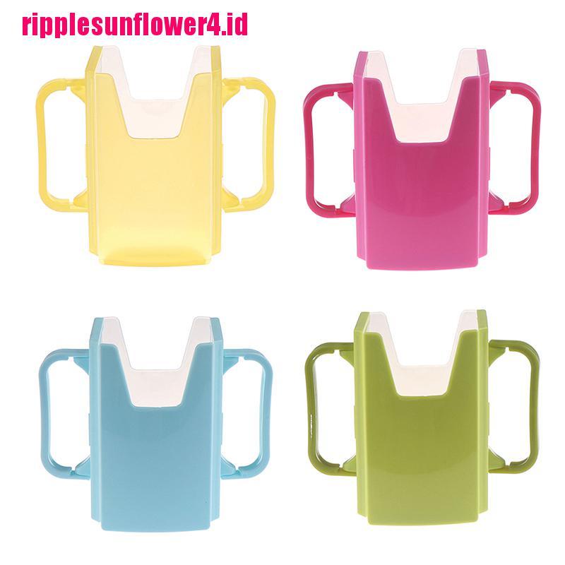 Holder Botol Susu / Jus Adjustable Bahan Plastik Untuk Bayi / Anak