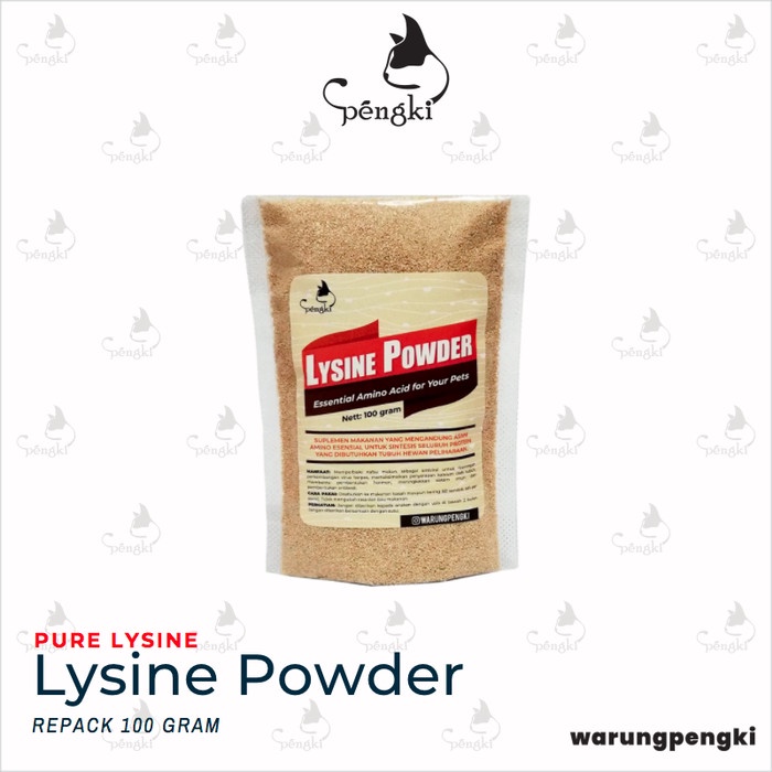 TERBARU Lysine & Lysine Plus 100g - Pure Lysine