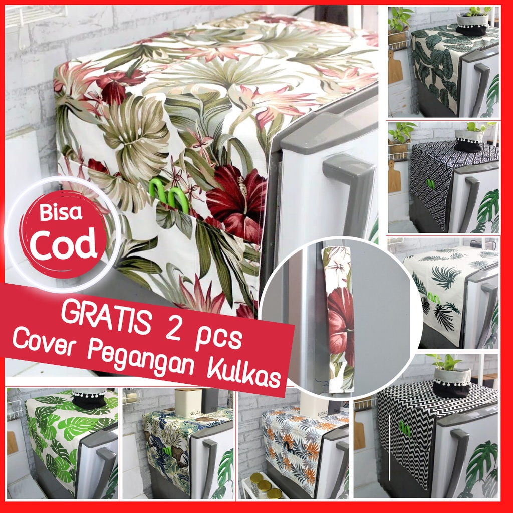 Tutup Kulkas Terbaru Cover Kulkas Alas Kulkas Penutup Kulkas Taplak Kulkas Sarung Kulkas Tutup Kulka