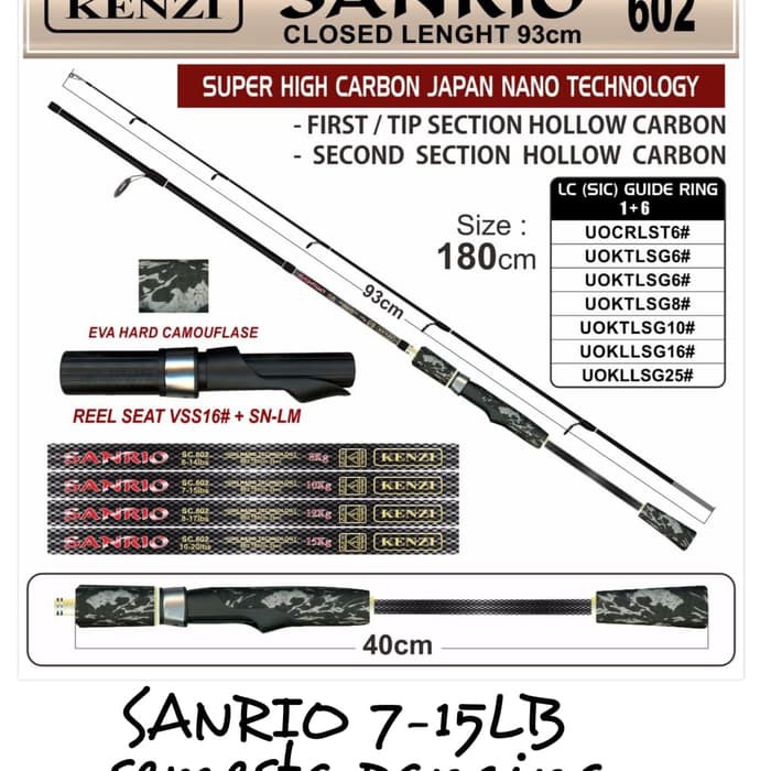 JORAN SPINNING KENZI SANRIO 180 15LB AP-1653