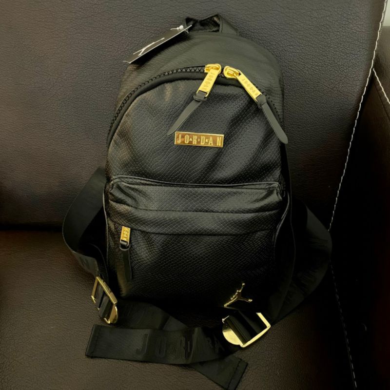TAS RANSEL BAGPACK MINI AIR JORDAN LEATHER REGAL