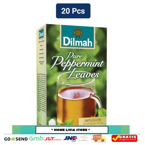 

Dilmah Pure Peppermint Leaves Tea 20 pcs
