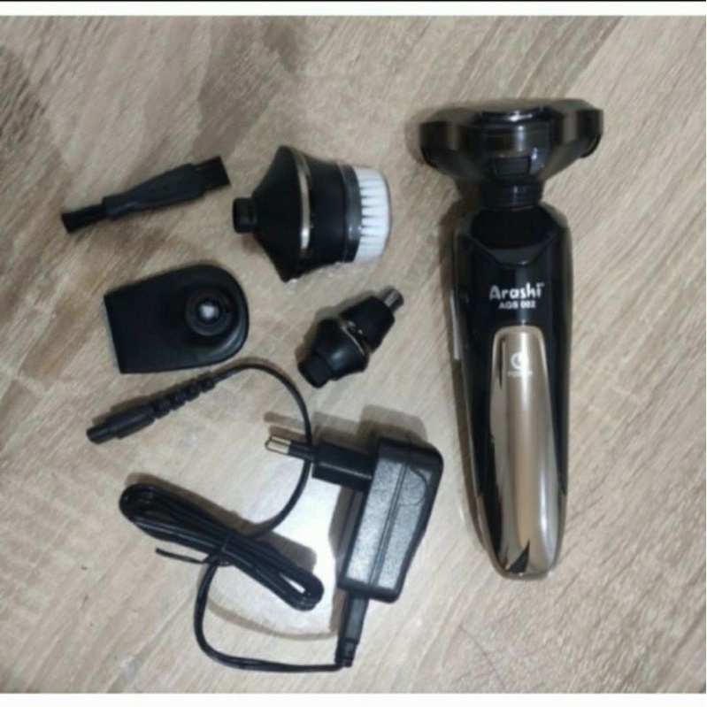 shaver set ARASHI AGS 002 - alat cukur bulu kumis jambang - rechargeable