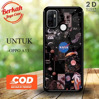 Berkah Case - Case OPPO A53 [NASA] - Fashion Case - Case Terbaru - Case