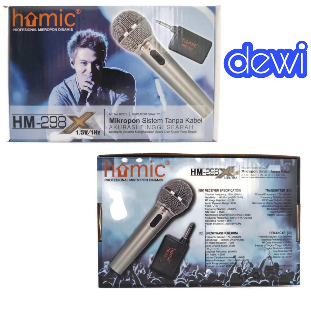 MIC HOMIC HM298 / MICROPHONE HOMIC HM-298 / MIC MURAH HOMIC HM 298