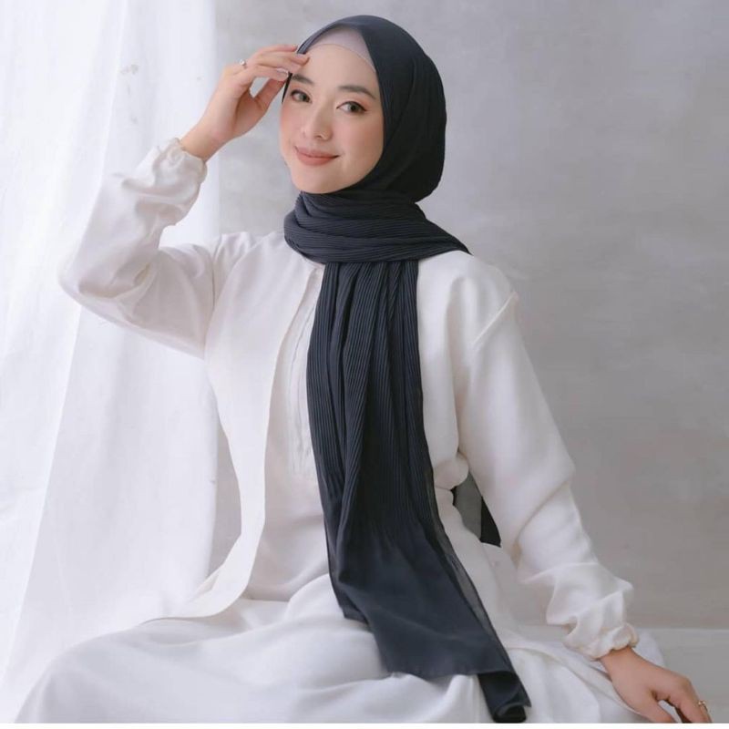 PASHMINA PLISKET DIAMOND CREPE