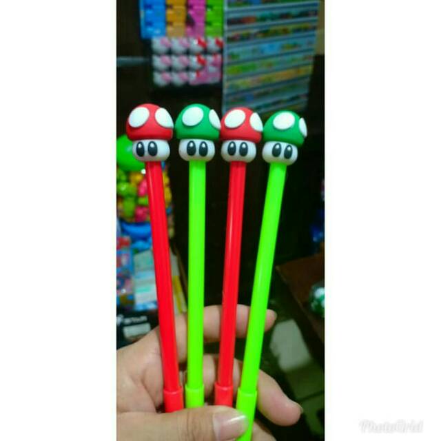 

Pulpen Gel karakter Jamur lucu