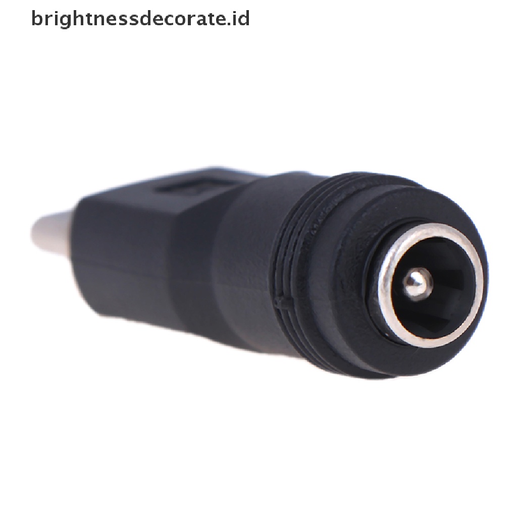 1 Pc Adaptor Dc 5.5x2.1mm Female Jack Ke Type C 3.1 Male Plug 90 / 180 Derajat