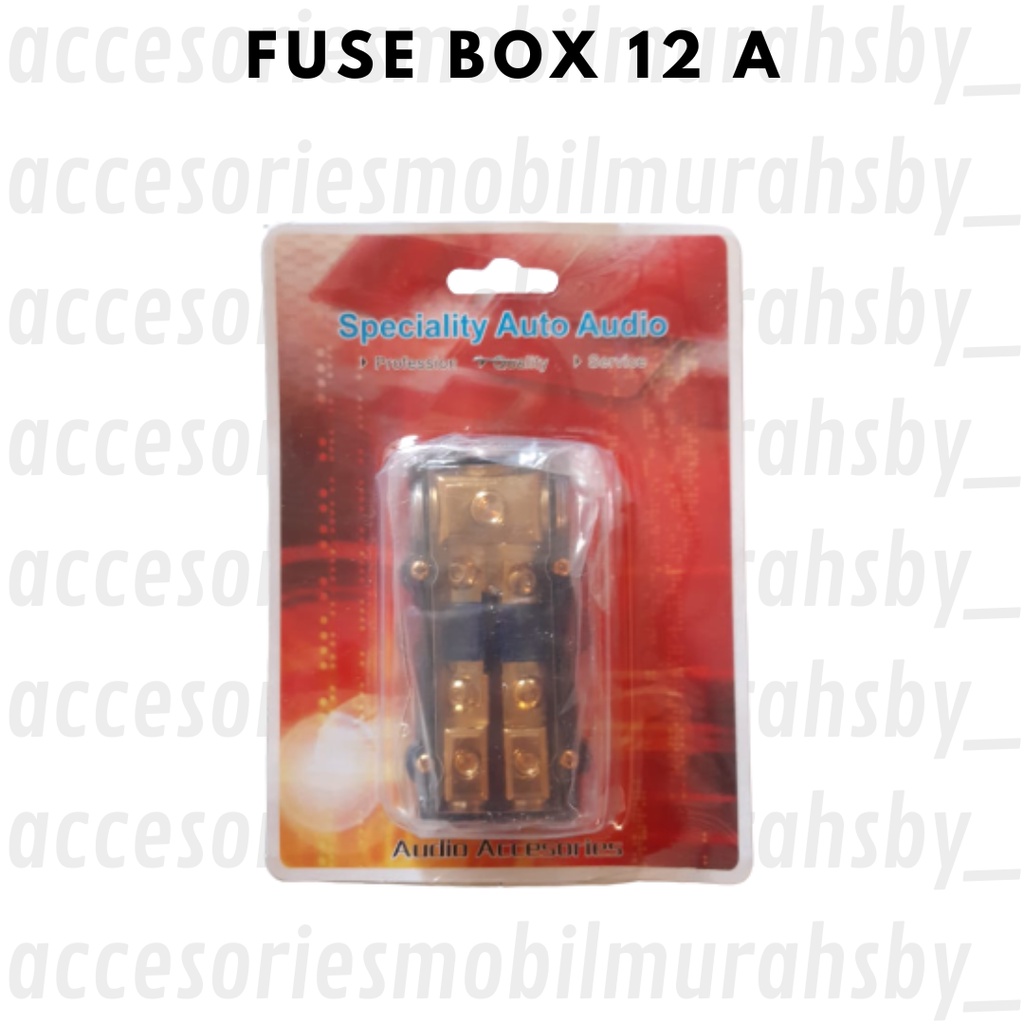 Box sekring 60 ampere 2 jalur/fuse box skring audio/box skring mobil