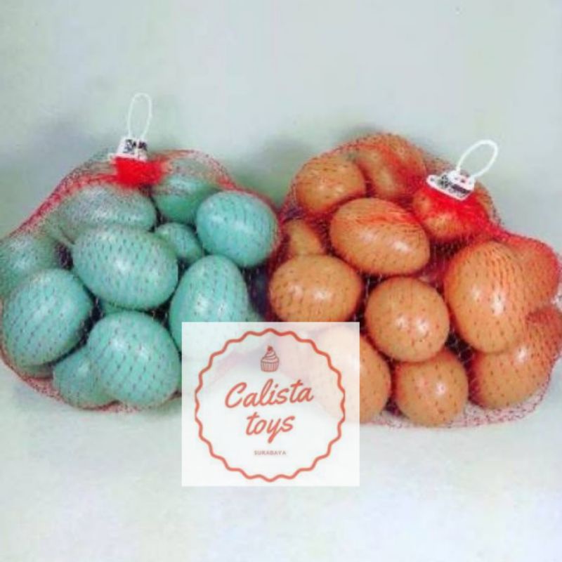 (1PC COD) HARGA 1AN MAINAN TELUR AYAM TELUR BEBEK HIASAN