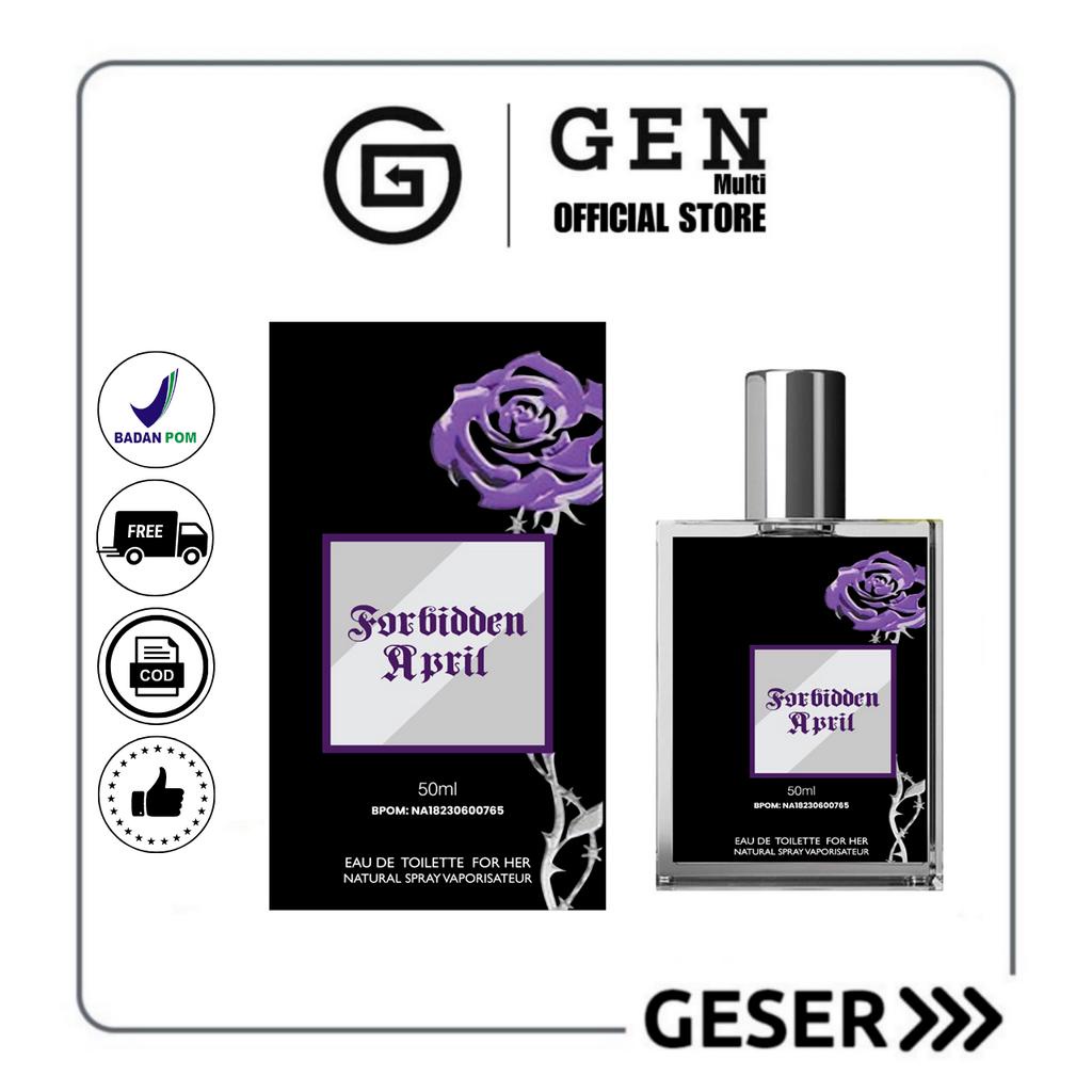 GEN - [BPOM] Parfum Forbidden April 50ml Premium / Parfum Forbidden April 50ml Unisex / Minyak Wangi Forbidden 50ml