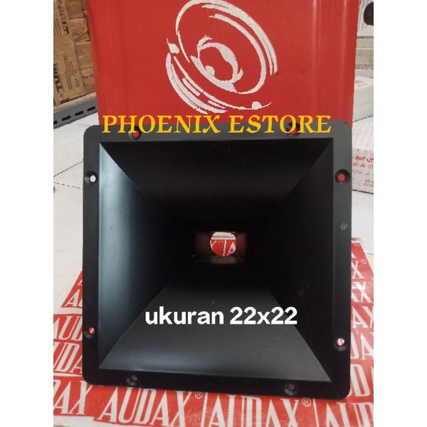 HORN TWITER 22X22 bahan plastik tebal gilap new