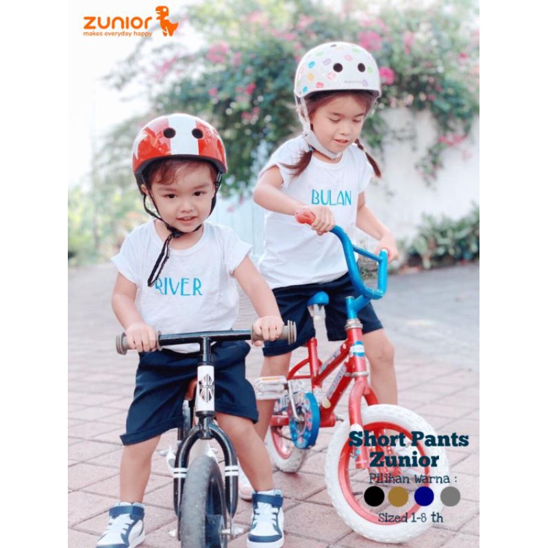 Celana Pendek Anak Premium Zunior Navy 1-9 Tahun