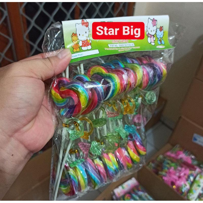 

Permen Lolipop Candy Warna Warni Merek King Murah Isi 30 Pack