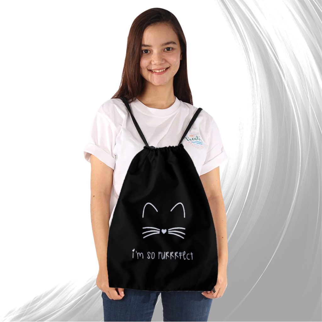 ZCO - Tas Serut Multifungsi Untuk Olahraga Sekolah Futsal Basket Berenang String bag Tas Serut Anti Air Untuk Pria Dan Wanita Terlengkap - New Stringbag Bts / String Bag Dengan Sablon Rubber Jepang 100% Part XI | Morybag