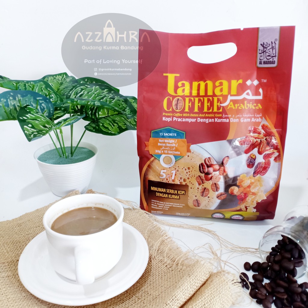 

TAMAR COFFEE ARABICA - KOPI ARABICA KURMA 15 sachet