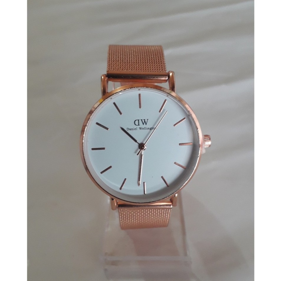 JAM TANGAN TERBARU.. DW Rantai Pasir Rose Gold
