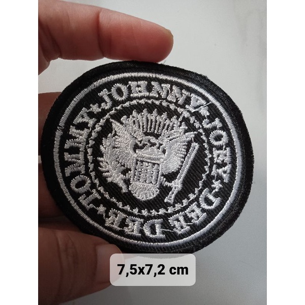 patch bordir ramones band aksesoris jaket